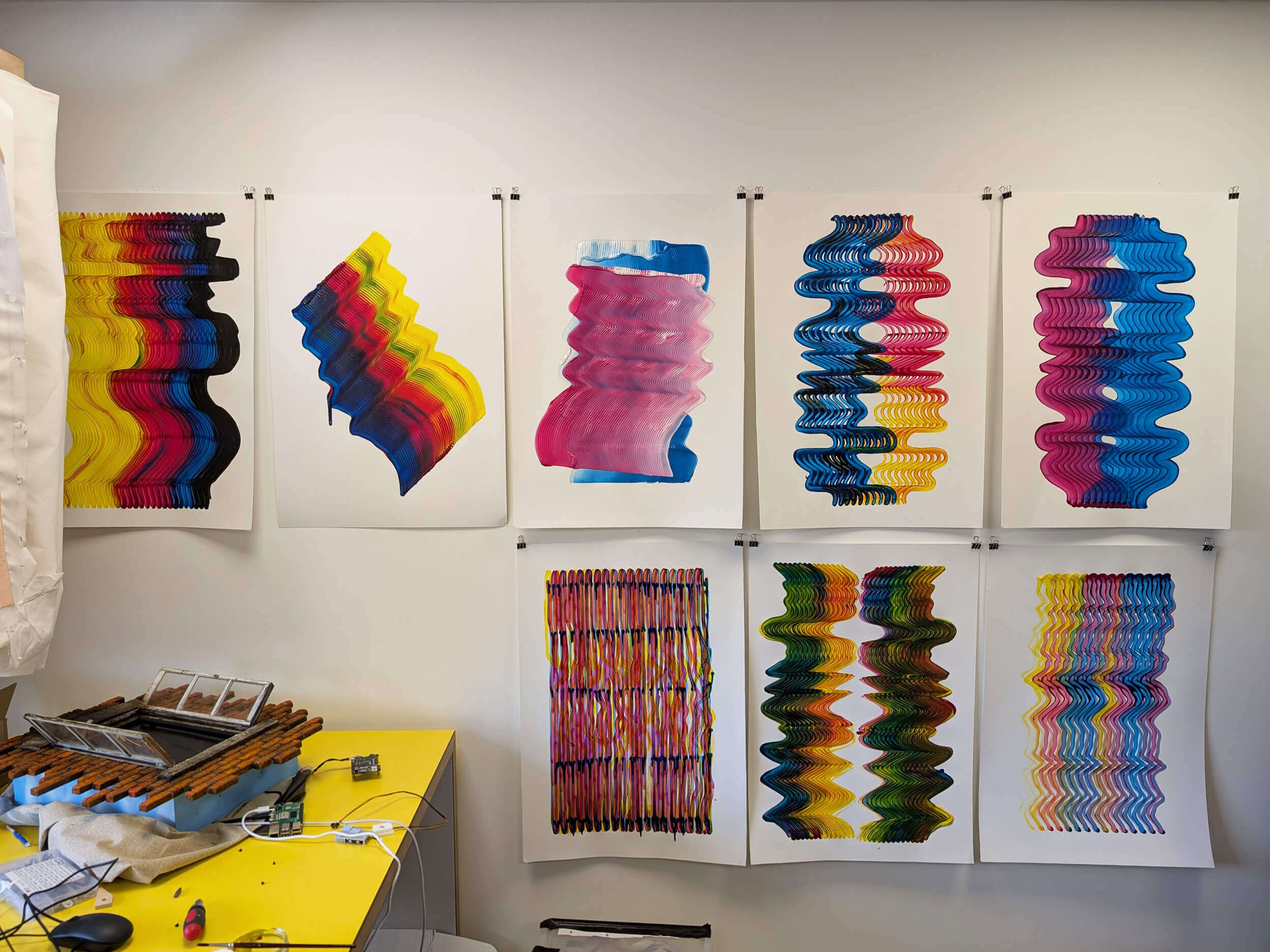 Wave and Paint studies